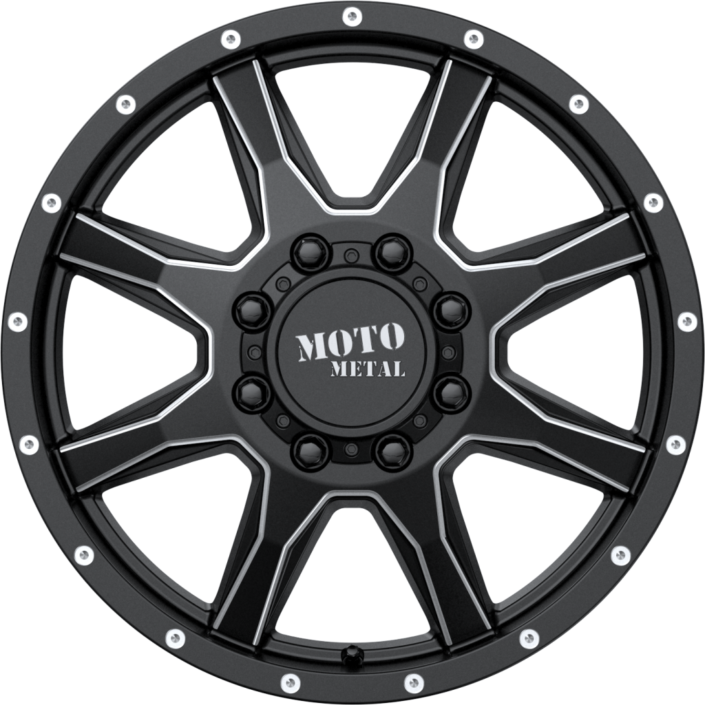 MOTO METAL MO995 DUALLY SATIN BLACK MILLED Koyote Kustom