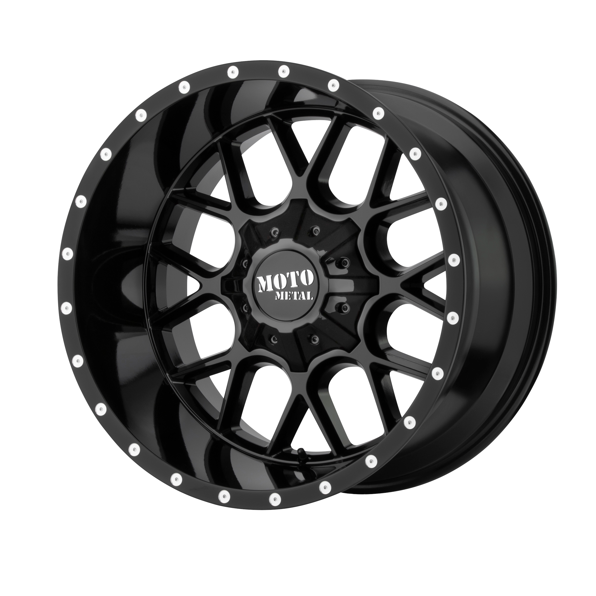 MOTO METAL MO986 SIEGE GLOSS BLACK Koyote Kustom Wheels