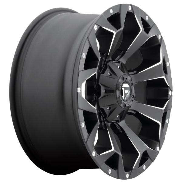 Fuel One Piece D546 ASSAULT MATTE BLACK MILLED 17X8.5 5X4.5/5.0 14et D54617852652