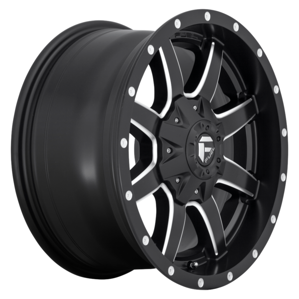 Fuel One Piece D538 MAVERICK MATTE BLACK MILLED 22X9.5 5X5.5/150 25et D53822957062