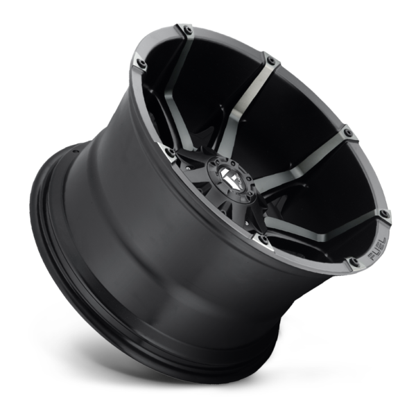 Fuel One Piece D556 COUPLER MATTE BLACK DOUBLE DARK TINT 20X9 6X5.5 20et D55620908357