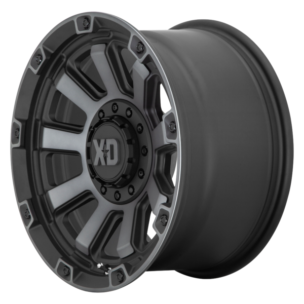 XD XD852 GAUNTLET SATIN BLACK WITH GRAY TINT 17X9 6X135/5.5 0et XD85279067400