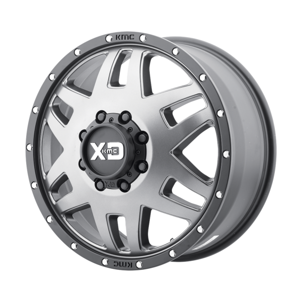 XD XD130 MACHETE DUALLY MATTE GRAY BLACK RING 17X6.5 8X210 -155et XD130765894155N