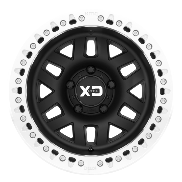 XD XD229 MACHETE CRAWL BEADLOCK SATIN BLACK MACHINED BEAD RING 17X9 5X4.5 -38et XD22979012738N