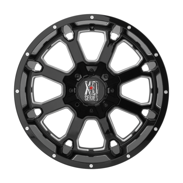 XD XD825 BUCK 25 GLOSS BLACK MILLED 20X9 8X170 0et XD82529087300