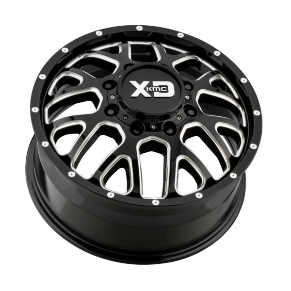 XD XD843 GRENADE DUALLY GLOSS BLACK MILLED – REAR 17X6.5 8X210 -155et XD843765893155N