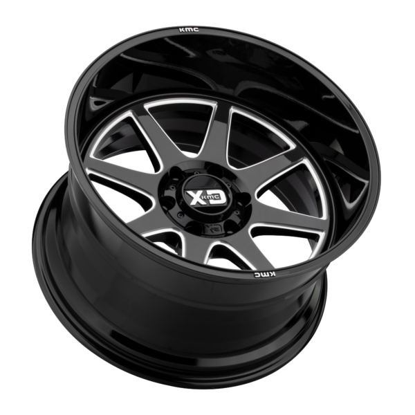 XD XD844 PIKE GLOSS BLACK MILLED 20X12 5X5.0 -44et XD84421250344N