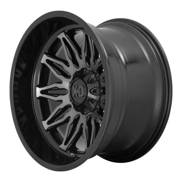 XD XD859 GUNNER GLOSS BLACK MACHINED WITH GRAY TINT 22X12 6X135/5.5 -44et XD85922267444N