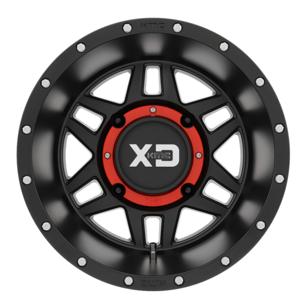 XD Powersports XS128 MACHETE UTV SATIN BLACK 15X7 4X110 35et XS12857040735