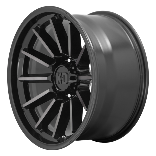 XD XD855 LUXE GLOSS BLACK MACHINED WITH GRAY TINT 17X9 6X120 18et XD85579077418