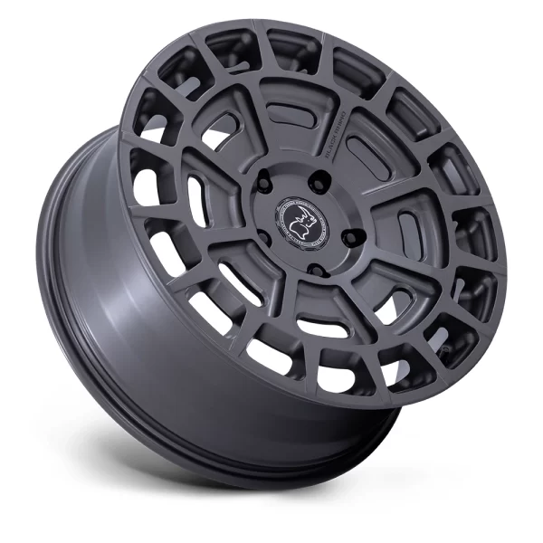 Black Rhino BR404 Voltaic 20.0X8.5 5X5.5 Matte Gunmetal +35 (Rivian)