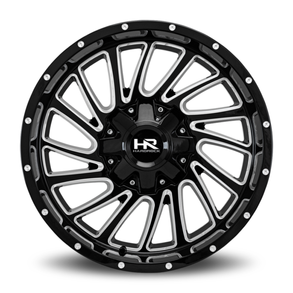 Hardrock Offroad Overdrive 20×10 5×150/139.7 Gloss Black Milled H708-201097119GBM