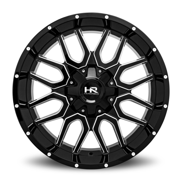 Hardrock Offroad Commander 22×10 8×165.1 Gloss Black Milled H709-221081119GBM