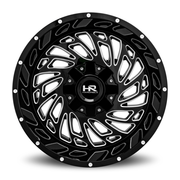 Hardrock Offroad Attack 20×12 5×150/139.7 Gloss Black Milled H710-201297151GBM