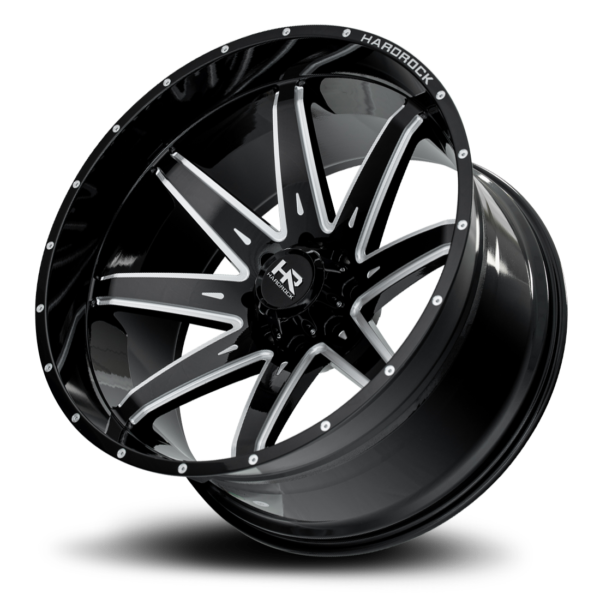 Hardrock Offroad Painkiller XPosed 26×14 5×139.7 Gloss Black Milled H502-261485176BM