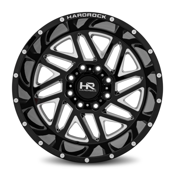 Hardrock Offroad Bones XPosed 20×12 8×180 Gloss Black Milled H501-201278144BM