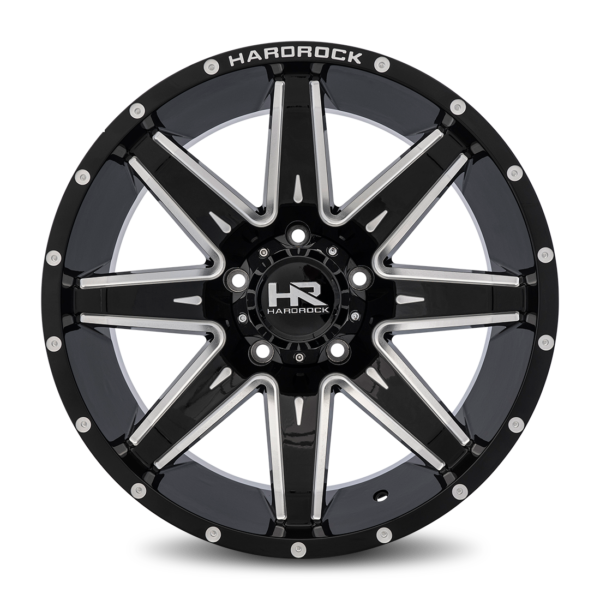 Hardrock Offroad Painkiller XPosed 20×10 5×139.7 Gloss Black Milled H502-201085119BM