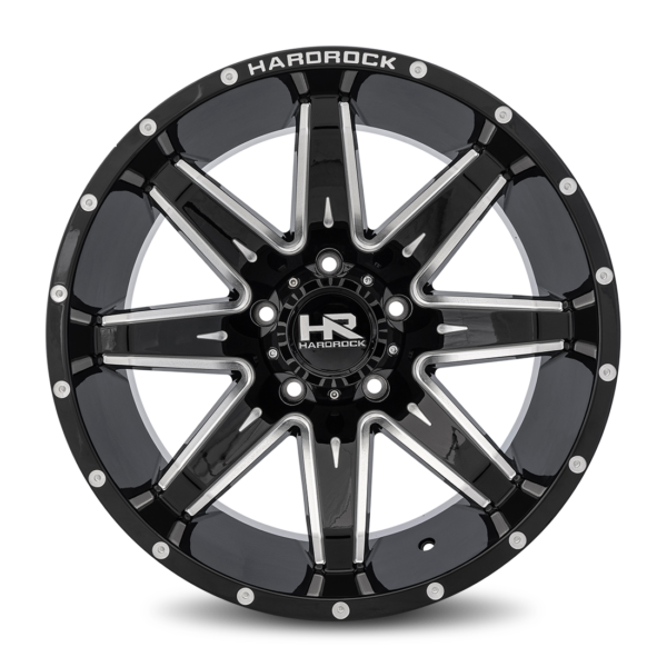 Hardrock Offroad Painkiller XPosed 20×12 5×139.7 Gloss Black Milled H502-201285144BM