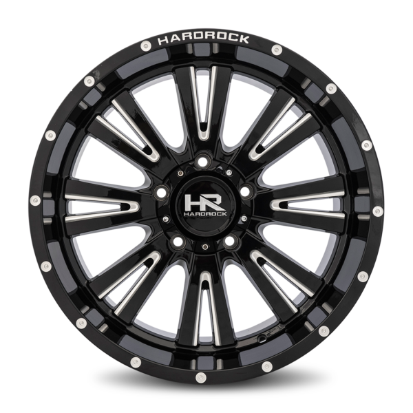 Hardrock Offroad Spine XPosed 20×10 5×139.7 Gloss Black Milled H503-201085119BM