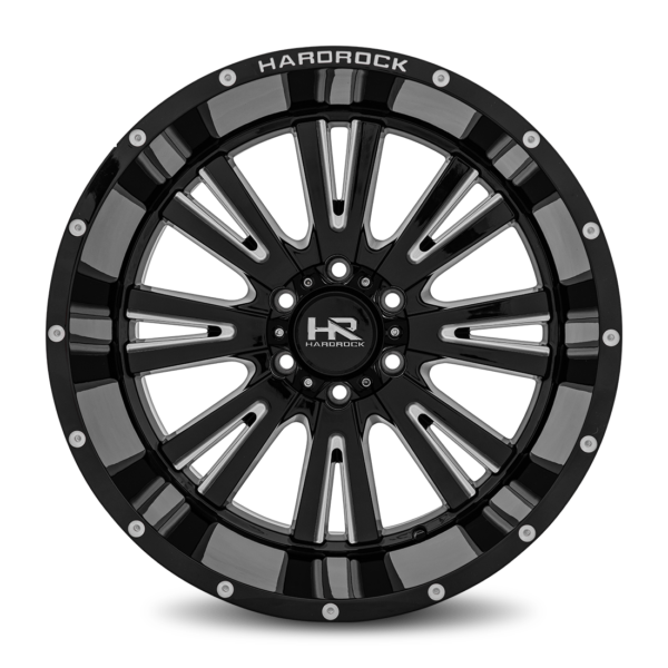 Hardrock Offroad Spine XPosed 20×12 6×135 Gloss Black Milled H503-201236144BM