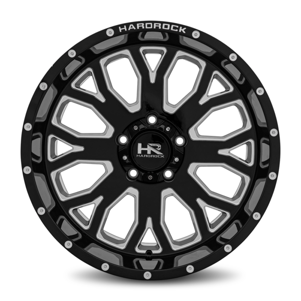 Hardrock Offroad Slammer XPosed 20×10 5×139.7 Gloss Black Milled H504-201085119BM