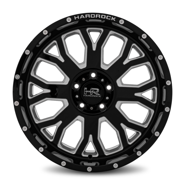 Hardrock Offroad Slammer XPosed 20×9 5×139.7 Gloss Black Milled H504-209085000BM