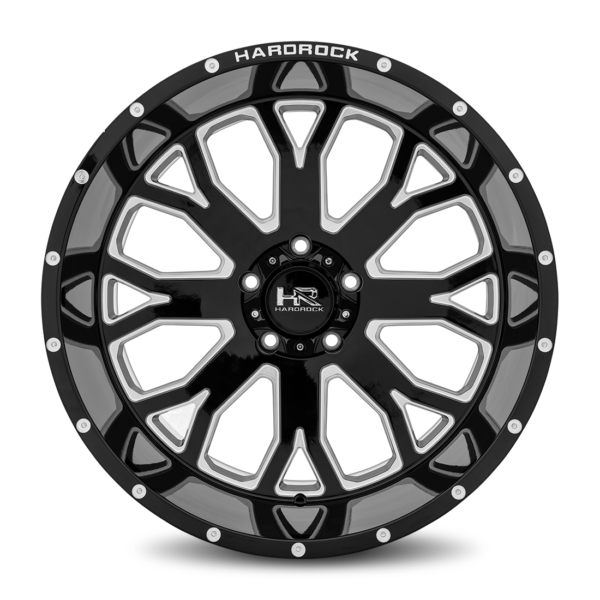 Hardrock Offroad Slammer XPosed 22×12 5×139.7 Gloss Black Milled H504-221285144BM