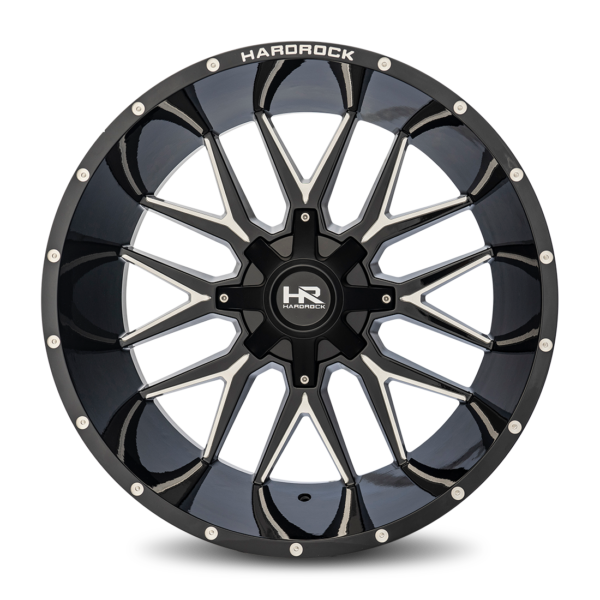 Hardrock Offroad Affliction 24×14 5×150/139.7 Gloss Black Milled H700-241497176GBM